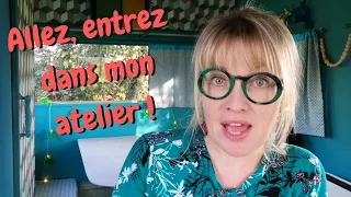 RELOOKING D'UNE CARAVANE EN ATELIER DECO DIY.