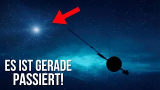 VOR WENIGEN MINUTEN: Voyager 1 nahm Kontakt mit einer unbekannten Kraft im Weltraum auf!