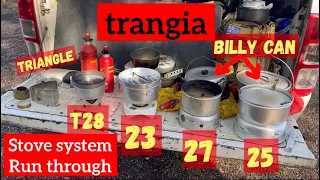 TRANGIA cooking systems run through