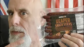 Reaper Snack Sticks from Pepper Joe's! Are you a chili head? This is a company you need to know!