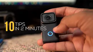 10 tips in 2 minutes SJCAM C200 mini 4k Action camera