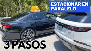 CÓMO ESTACIONAR TU CARRO EN PARALELO EN TRES PASOS