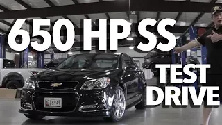 650 HP Supercharged Chevy SS Test Drive with John Hennessey