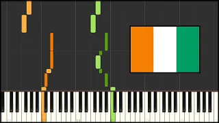 Ivory Coast National Anthem - L'Abidjanaise (Piano Tutorial)