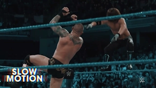 Amazing slow motion footage of Randy Orton vs. AJ Styles: SmackDown LIVE Exclusive, March 7, 2017