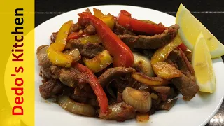 Pepper Steak Recipe - in 30 minutes - How to make perfect pepper steak at home