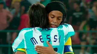 Ronaldinho will never forget Lionel Messi's performance in this match