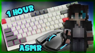 [1 HOUR] Keyboard ASMR + Mouse Sounds | Hypixel Bedwars