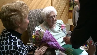 Supercentenarian celebrates birthday with five generations of family