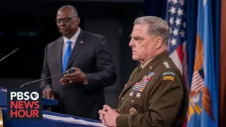 WATCH LIVE: Defense Secretary Lloyd Austin and Gen. Mark Milley discuss Afghanistan