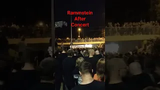 Rammstein after concert in Poland. July 2023 #slaskie #rammstein #chorzow #stadionslaski