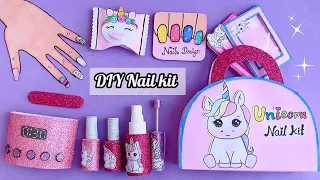 handmade paper nail kit / DIY Paper Nails | Fun crafts to make at home / easy to make / paper craft