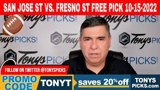 San Jose St vs. Fresno St 10/15/2022 Week 7 FREE College Football Picks on NCAAF Betting Tips