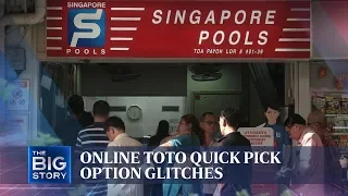 THE BIG STORY: Online Toto Quick Pick option affected by glitches | The Straits Times