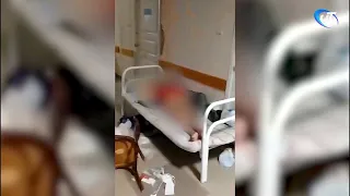 Кадры видео из отделения ЦГКБ, где лечат больных коронавирусом, шокировали новгородцев