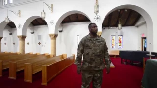 Lt  Col  Khallid Shabazz, Army's first Islamic division chaplain