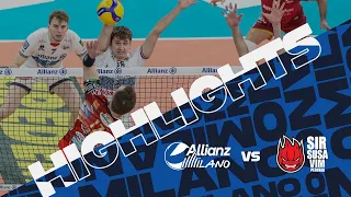 Allianz Milano vs  Sir Safety Susa Perugia  SuperLega  Match Highlights