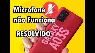 Samsung A03s problema no Microfone, áudio enviado não tem som, só chiado (RESOLVIDO)