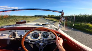 1959 MGA 1600 MK1 Roadster 5 Speed Manual - POV Test Drive & WalkAround | Fully Restored