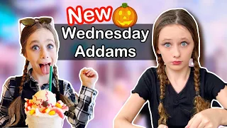 Transforming BOTH my daughters into WEDNESDAY ADDAMS !😮