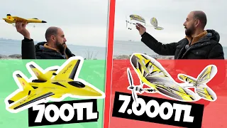 700TL vs 7.000TL | Uzaktan Kumandalı Uçakları Test Ettim