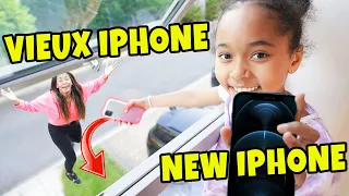 BREAKING My Mom's PHONE, then SURPRISING her with NEW iPHONE 12! | Verity and Chelsea