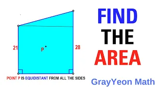 FInd the area of the trapezoid #importantgeometryskillsexplained #mathpuzzles #geometryskills