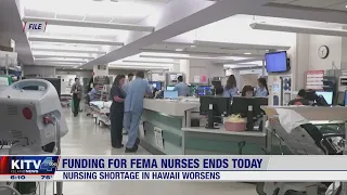 Hawaii's FEMA nurses leave the state as federal funds dry up