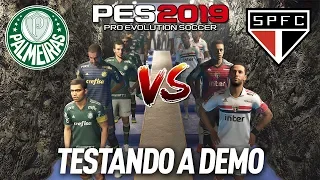 PES 2019 - TESTANDO A DEMO / PRIMEIRAS IMPRESSÕES