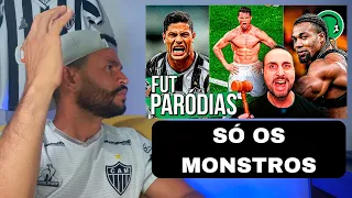 REACT FUTPARODIAS _ ♫ OS MAIORES BOMBADOS DO FUTEBOL! 💪 FAKE NATTY??? #futparodias @FutParodias