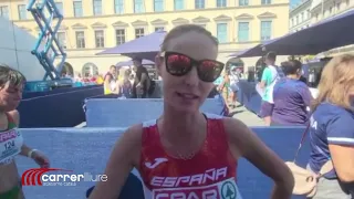 Raquel Gonzàlez, subcampiona del 35km marxa a Munic