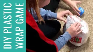 How to Make and Play the Christmas Plastic Wrap Game