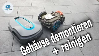 🛠 Gardena Sileno Life Rasenmähroboter Gehäuse demontieren + reinigen DIY [2021] 👍