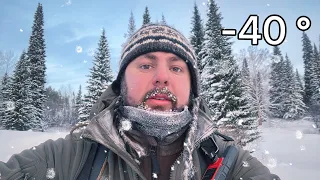 I'M GOING TO THE TAIGA FOR A WEEK | -40 DEGREE FROST (CASTING)