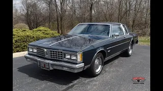 49,000 Original Mile 1985 Oldsmobile Delta 88 Royale Brougham Test Drive