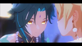Kiss Game || Ver. XiaoTher / Xiao x Aether || Animation