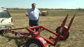 Haul hay the easy way with the 2EZ-ONE bail mover at GoBob Pipe & Steel Sales