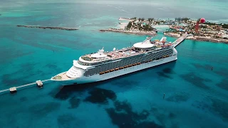New Aerial Footage of Coco Cay Bahamas 2019