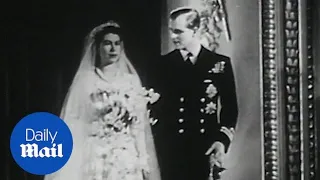 Prince Philip birthday: Look back on Queen and Philip's wedding day and start of a Royal love story