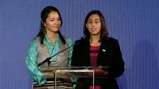 2023 Democracy Awards | NED’s Tenzin Palkyi and Fabiola Cordova Deliver Remarks for 40th Anniversary