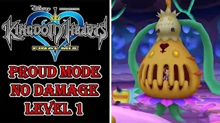 Kingdom Hearts - Parasite Cage I Boss Fights - Proud Mode No Damage Level 1