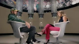Aaron Rodgers sits down with Erin Andrews