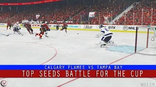 NHL 19: Flames vs Lightning - OT/F Highlights | Top Seeds Battle For The Cup