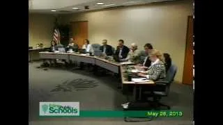 School Board Meeting - May 28, 2013