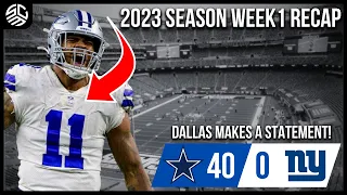 Dallas #Cowboys 40 vs New York #Giants 0 | #Cowboys DOMINATE #Giants in Shutout on SNF!