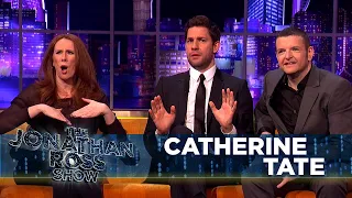 John Krasinski Goes In For A Kiss On Catherine Tate | The Jonathan Ross Show