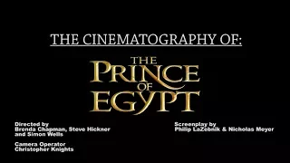 The Cinematography of The Prince of Egypt