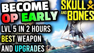 Skull and Bones The BEST POSSIBLE START for New Players, Best Weapons, Ship Upgrades, And Resources