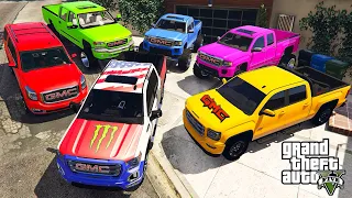GTA 5 ✪ Stealing GMC Cars with Franklin ✪ (Real Life Cars #91)