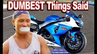 5 DUMBEST Things SAID By Motorcycle Riders